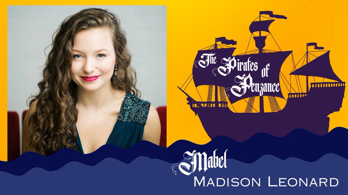 Madison is Mabel, the daughter of The Major General who finds herself in love with a special pirate. Prepare to be enchanted by Mabel's captivating charm and sparkling wit on April 11 &amp; 13 at the Tobin Center. Click here to get your tickets today bit.ly/47uo83w