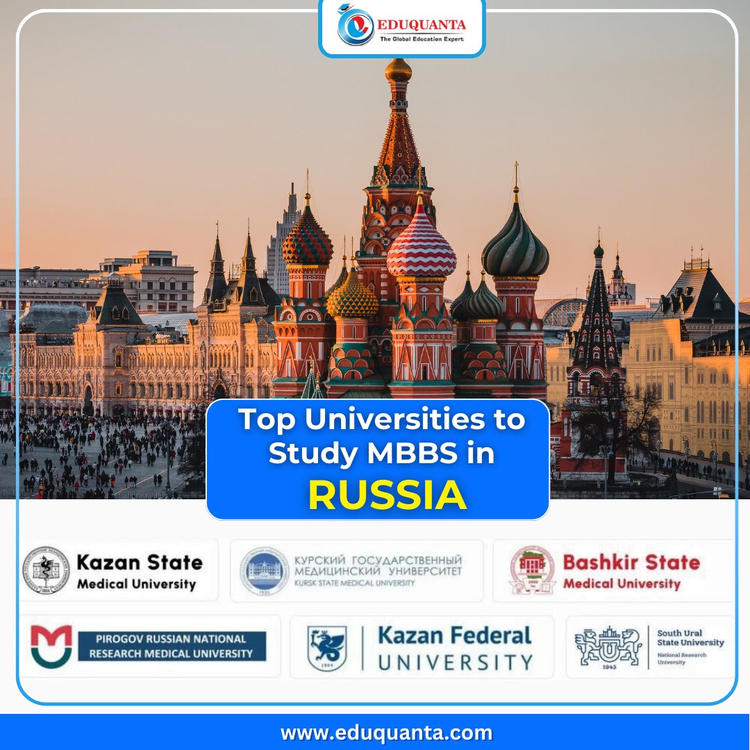👉Top Universities to Study MBBS in Russia ! 👇💁 📚
.
.
.
#StudyAbroad #MedicalDreams #mbbsinkyrgyzstan #dreammbbs #mbbsabroad #futuredoctor #mbbsaspirants #mbbsabroad #mbbslife #studymbbsabroad #mbbsadmission #neet #mbbsinkyrgyzstan #eduquanta