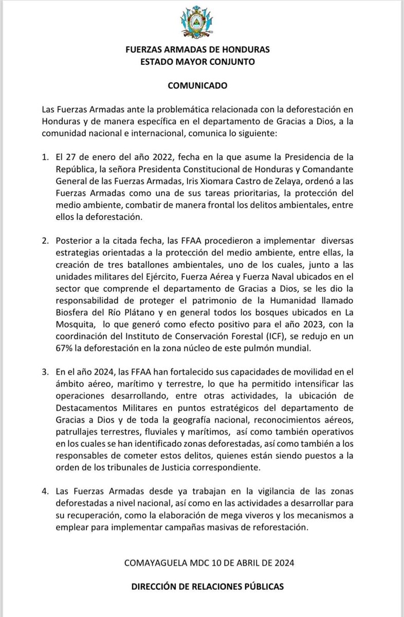 #FFAA
#ComunicadoOficial