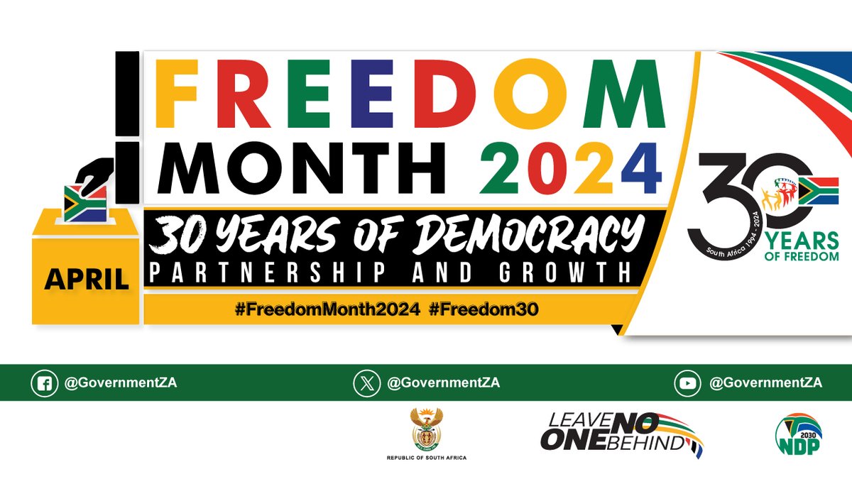 Our road to democracy required untold sacrifice, and many paid the ultimate price for us to be free. We will never forget how Black South Africans were systematically marginalised and exploited by unjust apartheid laws.#FreedomMonth #30YearsofFreedom