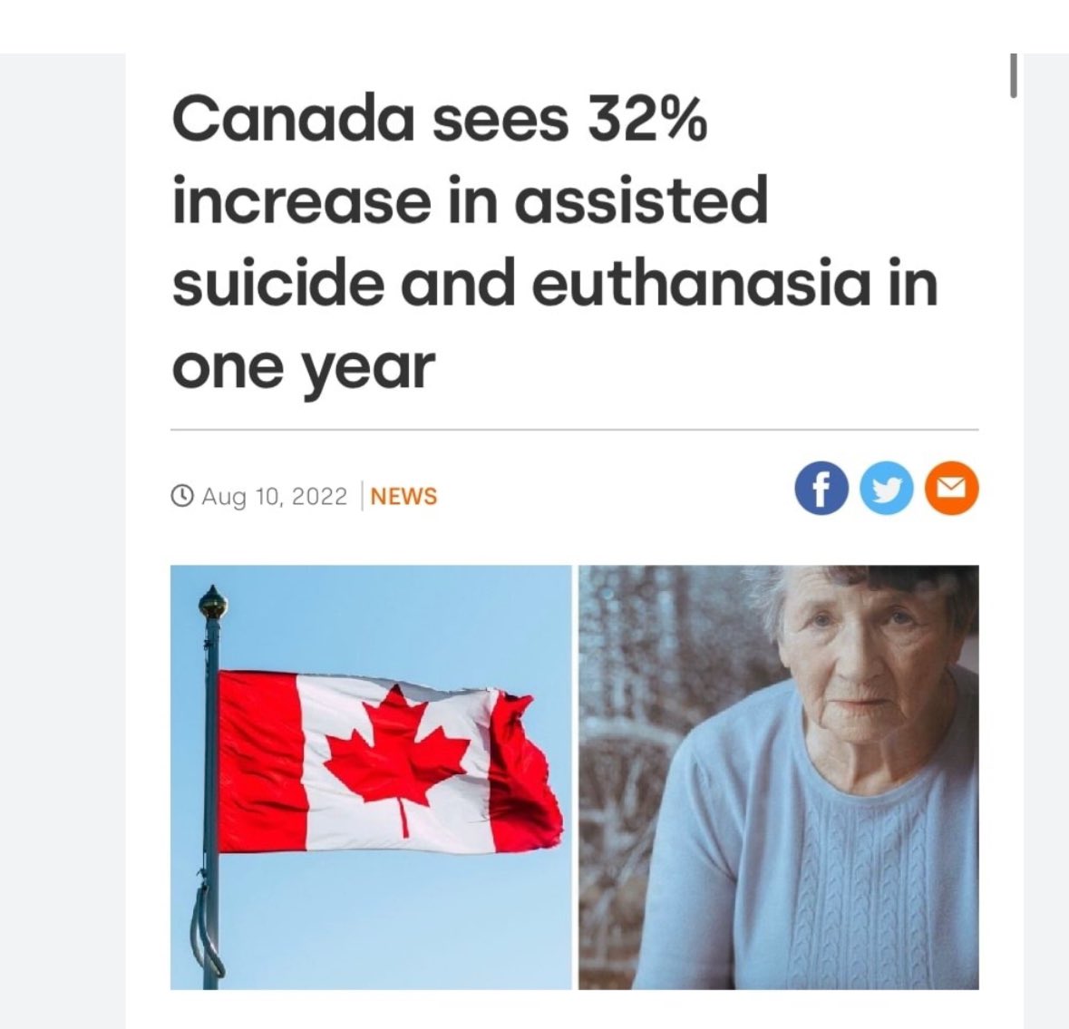 Canada is the first country that is seeing a decrease in Covid cases. The science shows that as Euthenasia rates are rising, Covid cases are falling. #healthheroes