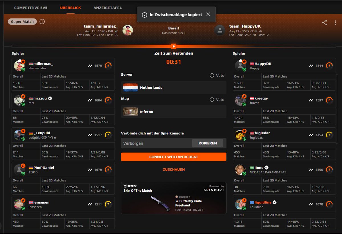 liquidlinecs's tweet image. Classic Faceit Queue 🤡