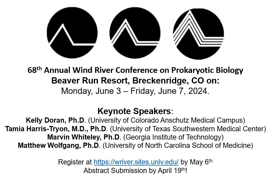 Be sure to register for this year's conference! With keynotes from @KdoranLab @HarrisTryonLab @whiteleylab and @mwolfganglab wriver.sites.unlv.edu