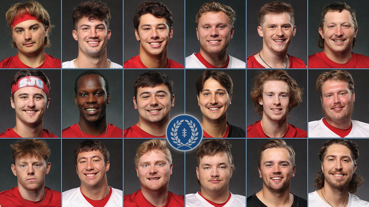 Congratulations to the 1⃣8⃣ @SJUFootball student-athletes who were named to the 2024 @NFFNetwork Hampshire Honor Society today! SJU is one of 23 college football programs that have had at least one honoree in all 18 years. RELEASE: gojohnnies.com/news/2024/4/10… #GoJohnnies #d3fb