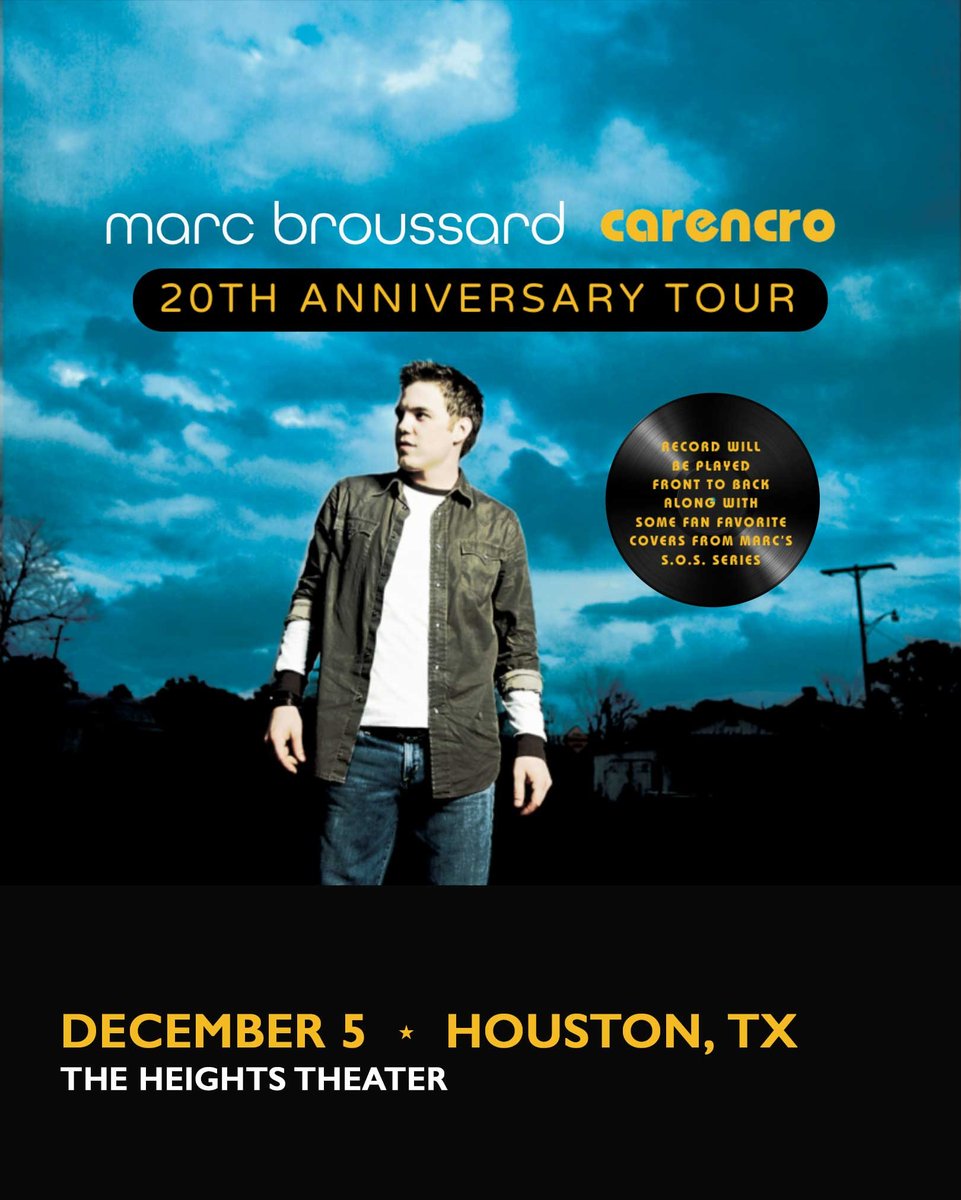 ✨JUST ANNOUNCED✨ Sept 10 - The @Airborne_Toxic Event (Tickets on sale 4/12 at 10 a.m.) Dec 5 - @MarcBroussard: Carencro 20th Anniversary Tour (Tickets on sale 4/12 at noon) Get tickets at loom.ly/WcjMdqU