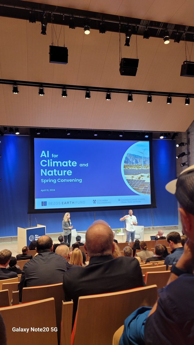Attending Climate and AI Symposium at @Columbia today. At @ualbany we are proud to have been a principal contributor to the landscape report on AI funded by @BezosEarthFund which is being discussed today.