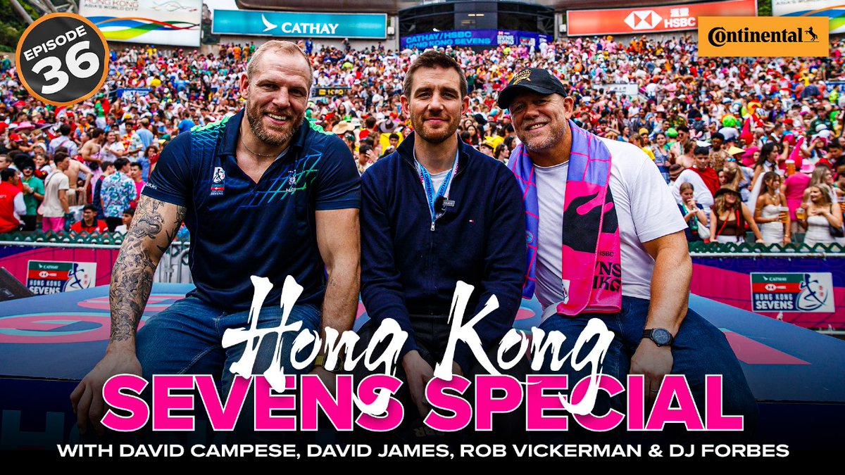 Rugby's Greatest Party - Hong Kong SVNS with Special Guests! 🏉 @miketindall13 @AlexPayneTV @jameshaskell @Davidcampese11 @robvickerman DJ Forbes and one person you definitely wouldn't expect on the show! 👀 Watch now 📺 youtu.be/rWy6QRCPaiU