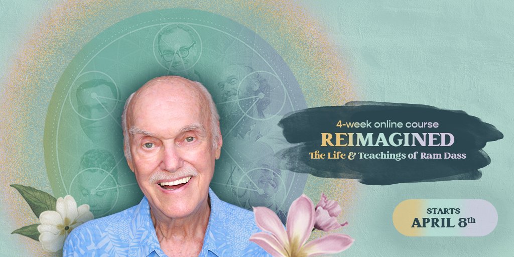 There is still time to join 💟Reimagined: The Life and Teachings of Ram Dass is a four-week course that traces Ram Dass’s journey of transformation throughout four life stages. ➡️ ramdass.org/reimagined/ #ramdass #beherenow #spirituality #meditation #yoga