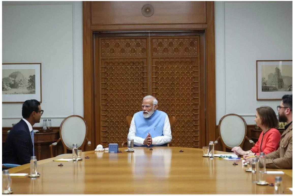 Prime Minister Narendra Modi addressed Newsweek's written questions and followed up with a 90-minute conversation. PM Modi is the first PM to be on Newsweek cover after Former PM Indira Gandhi On competition with China, PM Modi to Newsweek says, 'India, as a democratic polity…