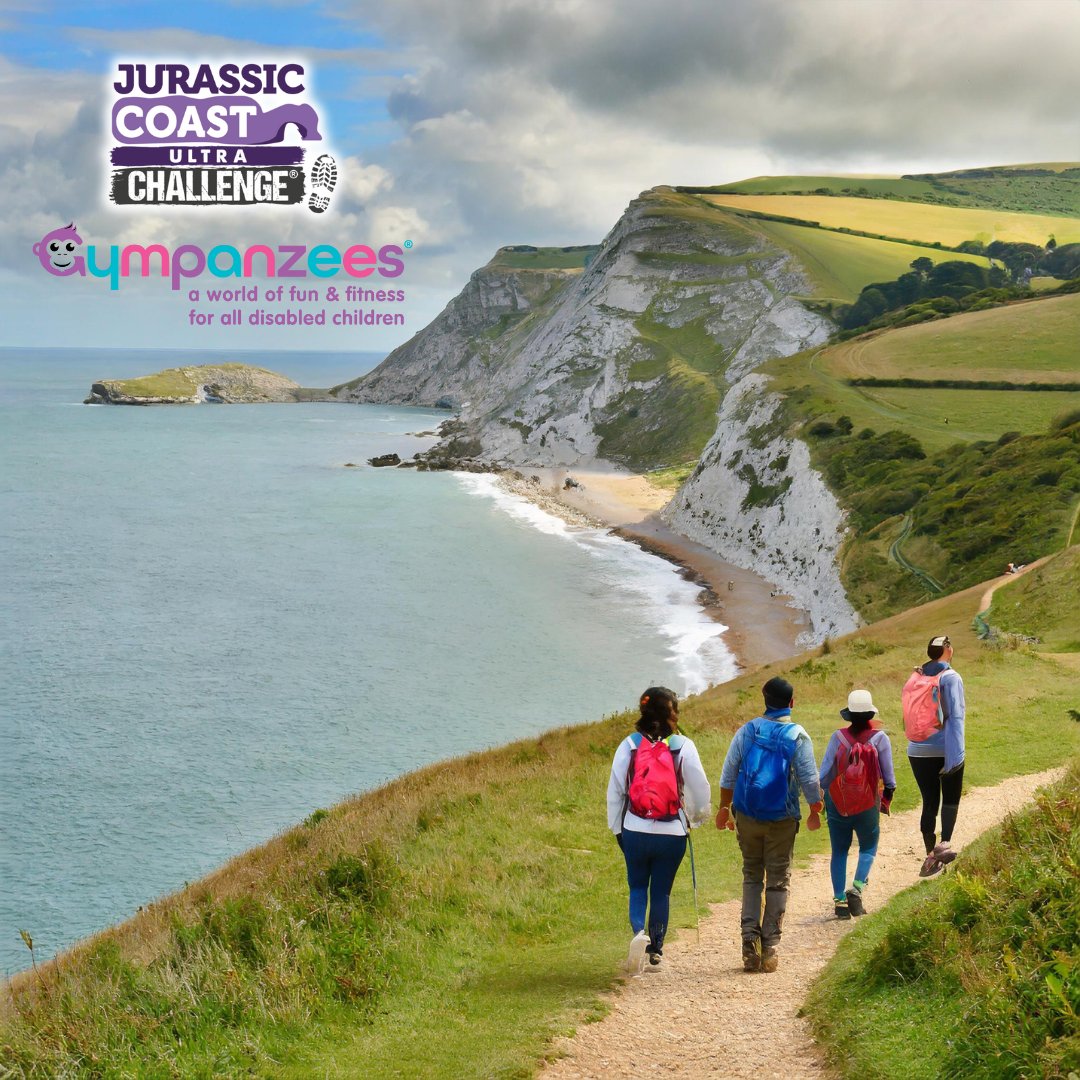 🌟 Join us for the Jurassic Coast Ultra Challenge: a stunning walk/run along Dorset's coastline supporting Gympanzees. Every penny raised gets DOUBLED! May 18th-19th, Jurassic Coast 🔗 Sign Up: bit.ly/4alQKhm Contact fundraising@gympanzees.org! #Fundraising #Gympanzees