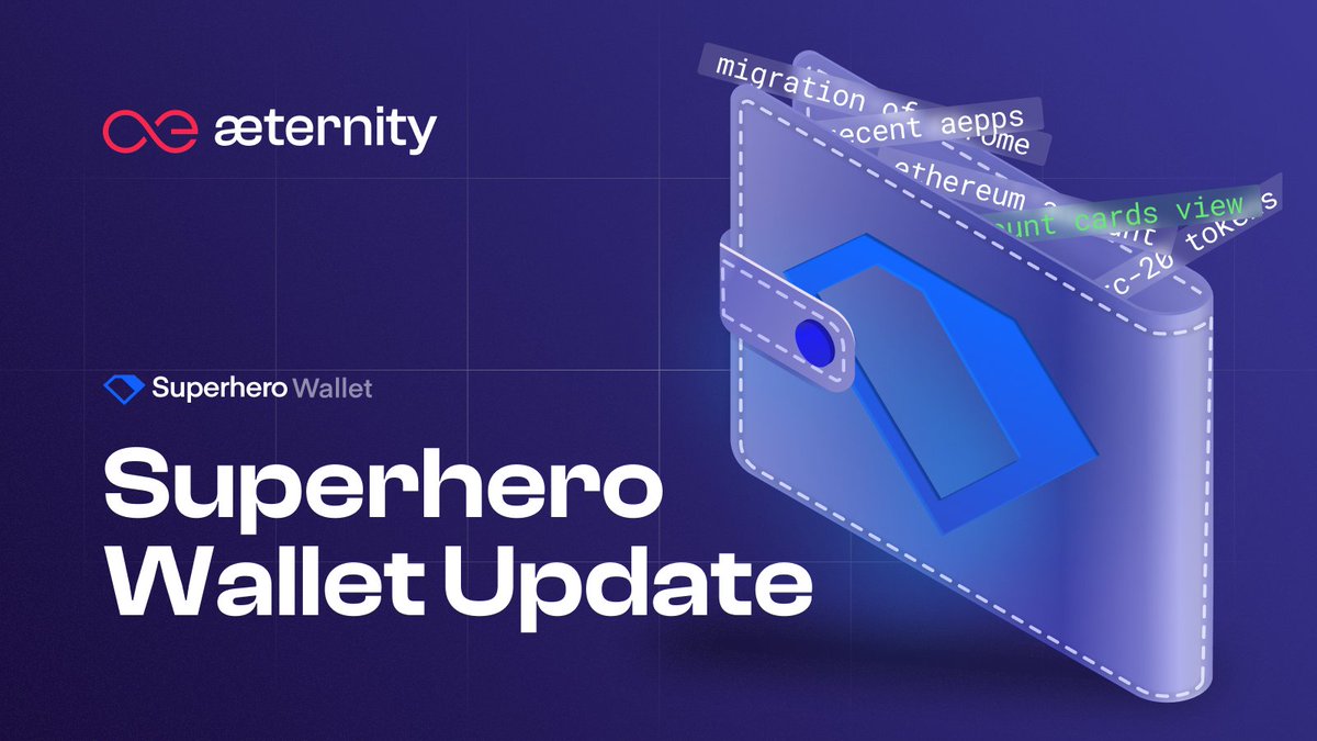 📢 Update Announcement 📢 Excited to share the latest enhancements and bug fixes on the Superhero app. Here's what's been implemented: Latest Features 🟢Ethereum Account Management and Transactions 🟢ERC-20 Tokens Management and Transactions 🟢Migration of Chrome extension to