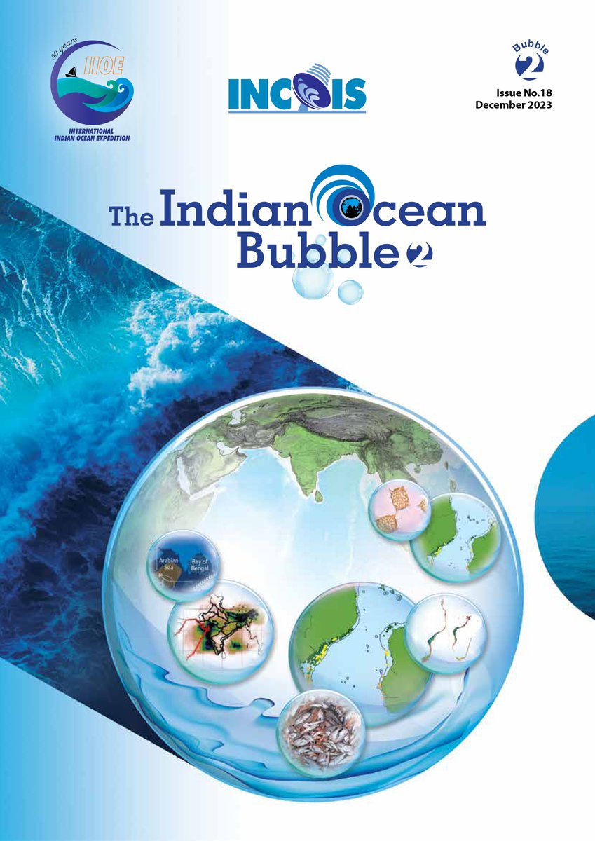 Explore the ocean in the latest issue of IOBubble from INCOIS Hyderabad! that brief's some ongoing studies in the Indian Ocean, scientific cruise reports, conferences, workshops and heartfelt tributes to oceanographers. This edition has it all
iioe-2.incois.gov.in/IIOE-2/pdfview…