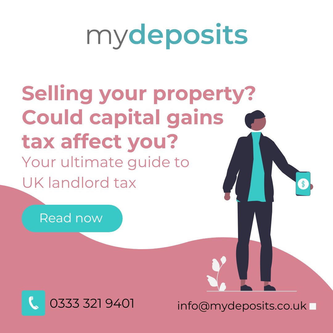 Planning to sell? Understand how capital gains tax could impact your sale. Our partner's, @TotalLandlord, guide provides crucial insights for property investors. Read now: totallandlordinsurance.co.uk/knowledge-cent… #CapitalGainsTax #PropertySale #LandlordTaxes #mydeposits #TotalLandlord