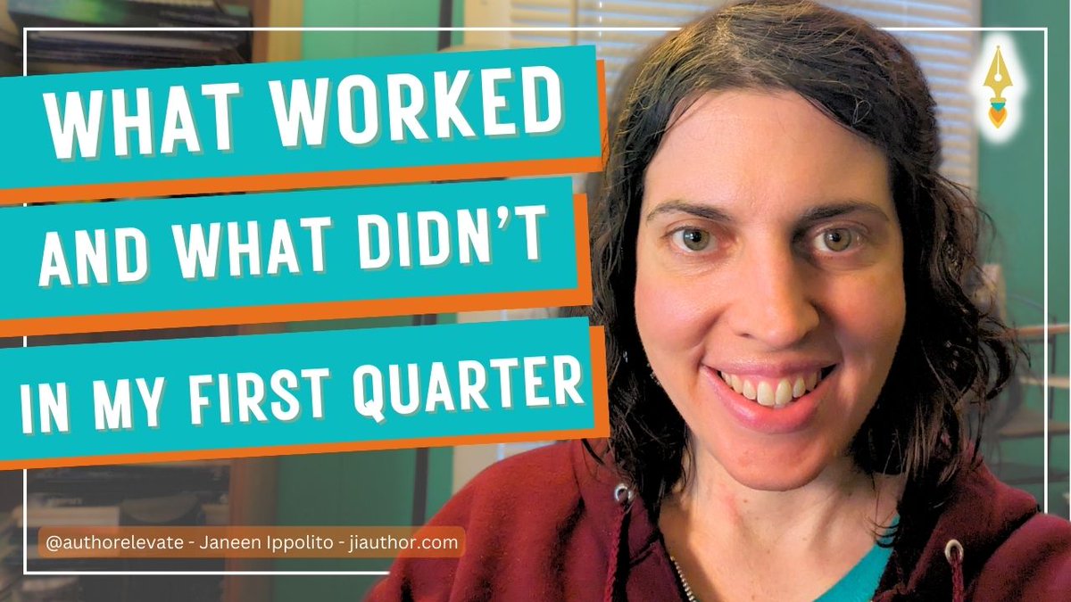 JaneenIppolito's tweet image. ✒️Welcome to the First Quarter Round-Up of 2024 - where I offer advice, commentary (yup, my actual opinions), and thoughts on publishing and author life thus far.

youtube.com/watch?v=1F-CjG…

#amwriting #authorlife #authorhelp