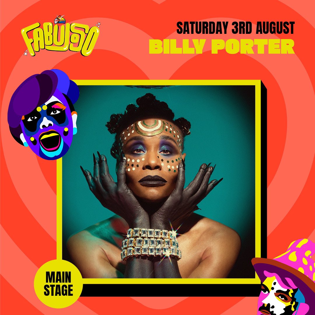 We're so excited to be welcoming the amazing @theebillyporter to Fabuloso's main stage this year. Known for his powerful vocals and iconic style, he's sure to bring the house down 🌈 Grab your tickets via the link in our bio for the Brighton Rainbow Fund's official Pride…