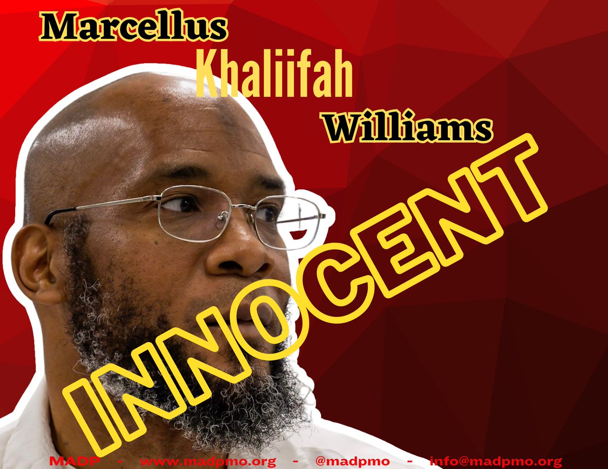 Today, the legal team of Marcellus 'Khaliifah' Williams, including @The_MIP, will argue in the Missouri Supreme Court against Gov. Parson dissolving the Board of Inquiry into his innocence case. Support Khaliifah by listening in live at 10am, link below: courts.mo.gov/page.jsp?id=19…