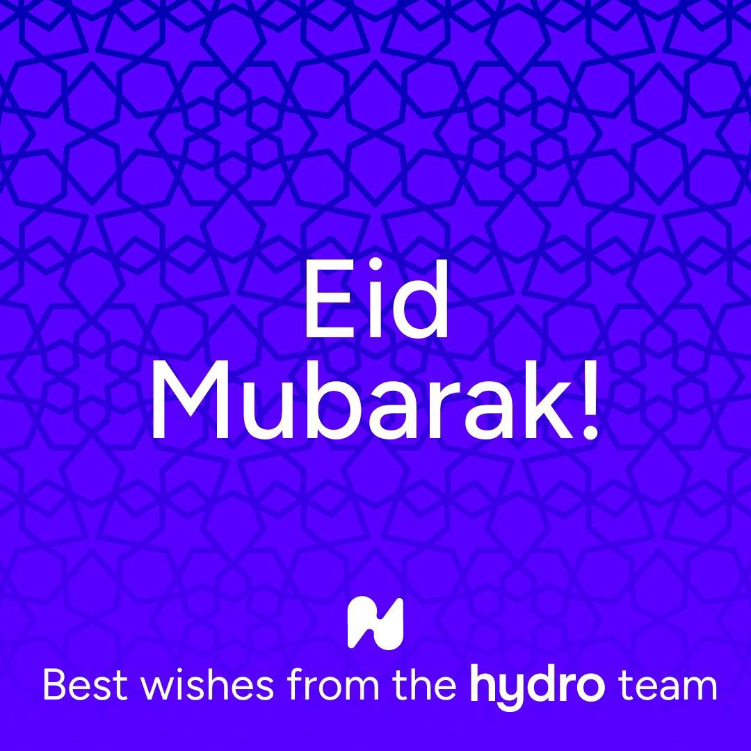 Eid Mubarak to all those celebrating today! 🌙🙏
