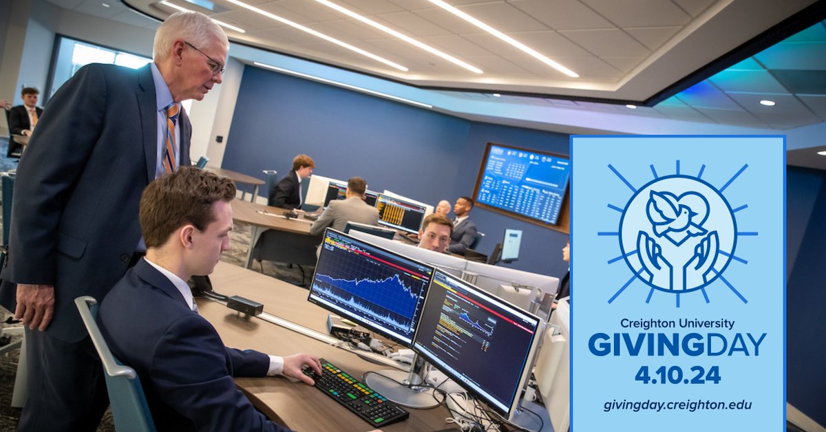Creighton Giving Day has begun! 🐦 #JaysGive Choose from causes like annual scholarships, faculty/staff support or other funds that benefit the Heider College of Business with a gift today Find your cause ➡️ givingday.creighton.edu/pages/heider-c…