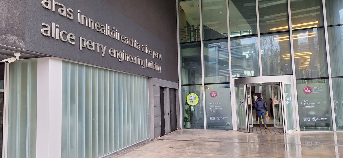 Well done to School of Engineering @uniofgalway for achieving #GreenLabs status for all laboratories in the Alice Perry Engineering Building @UoGalwayEng