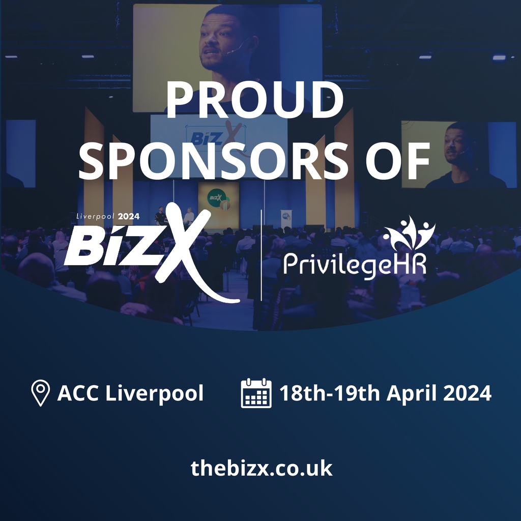 We're very excited to have Privilege HR on board as a sponsor for BizX. Together, we're creating a platform for industry leaders to connect, learn, and grow. Don't miss out – secure your spot today! Book tickets here: thebizx.co.uk/event-24/