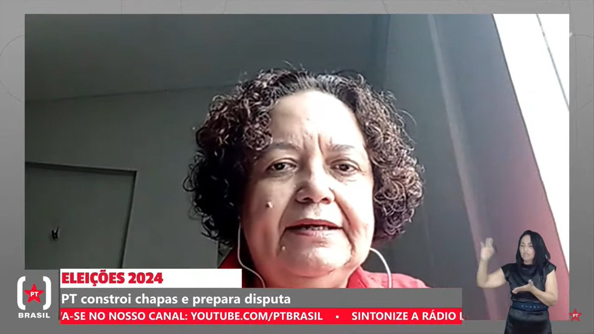 #AoVivo no Jornal PT Brasil📍 Sônia Braga, Secretária Nacional de Organização do PT , fala sobre o 'Dia D' preparatório para eleições 2024. #DiaDdoPT