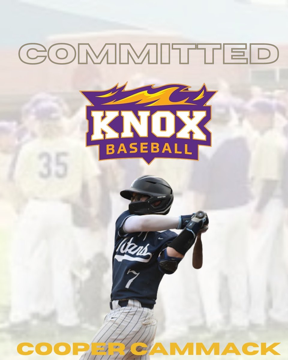 I’m excited to announce my commitment to continue my academic and athletic career at Knox College. I’d like to thank my family, my teammates, and my coaches for their support. <a href="/Northview_BaseB/">Northview Baseball</a> <a href="/Knox_Baseball/">Knox Baseball</a> <a href="/NCSA_Baseball/">NCSA Baseball</a>