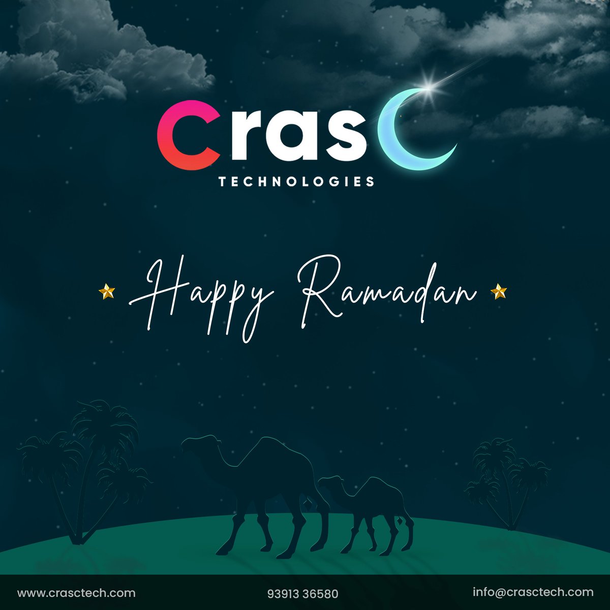 🌙🤝Sending warm wishes for a blessed Ramadan filled with happiness, good health, and spiritual growth from Crasctech ✨🤲 #Crasctech #RamdanGreetings #ramadan2024 #ramadan2024mubarak #ramadan2024inshallah #indianfestival #Indianfestivals2024 #ramadanvibes #RamadanMubarak