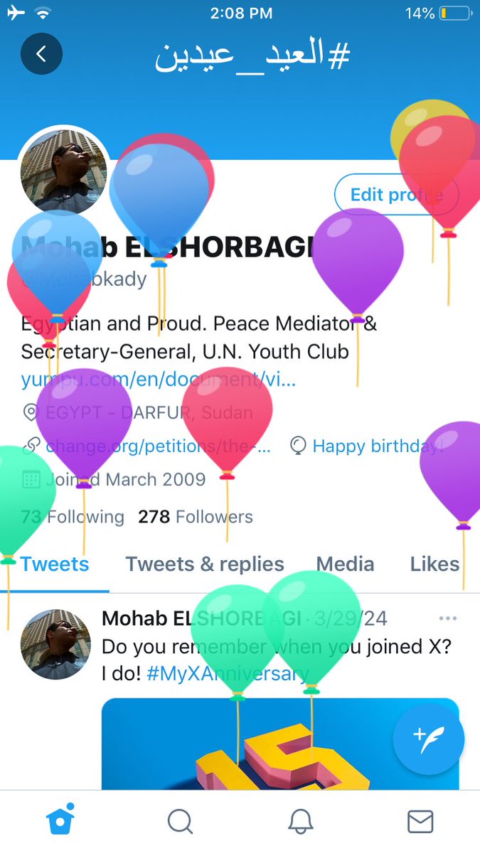 Mohabkady's tweet photo. يا تري مين النهاردة العيد عنده عيدين؟!🤔🤓🤷‍♂️ #عيد_الفطر_المبارك   #عيد_ميلادي   #العيد_عيدين https://t.co/OzKMO3eIBP