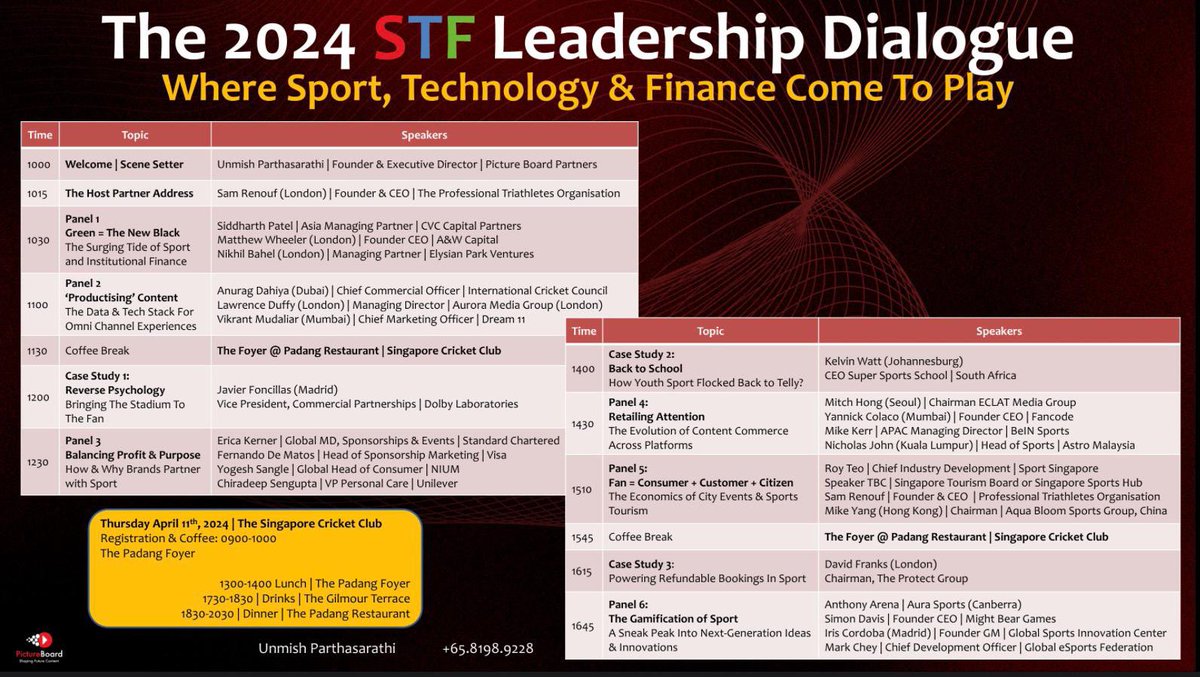 Incredible line up for tomorrow’s 2024 STF Leadership Dialogue in Singapore. Amazing that this esteemed gathering are so interested in hearing the @Pixellotltd and @ss_schools story🙏🙏 #TimeToShine