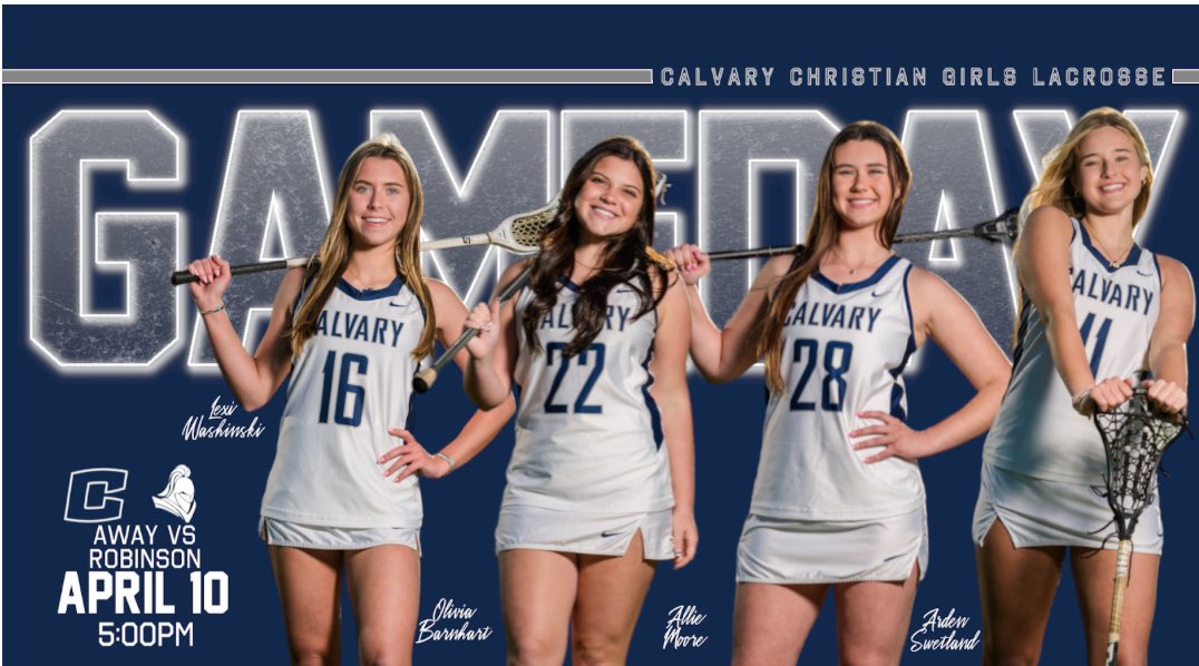 BIG GAME DAY!!! The lady warriors take on Robinson tonight at 5pm in the district quarterfinals! Come cheer them on to victory! 🎉🥍💪🏼