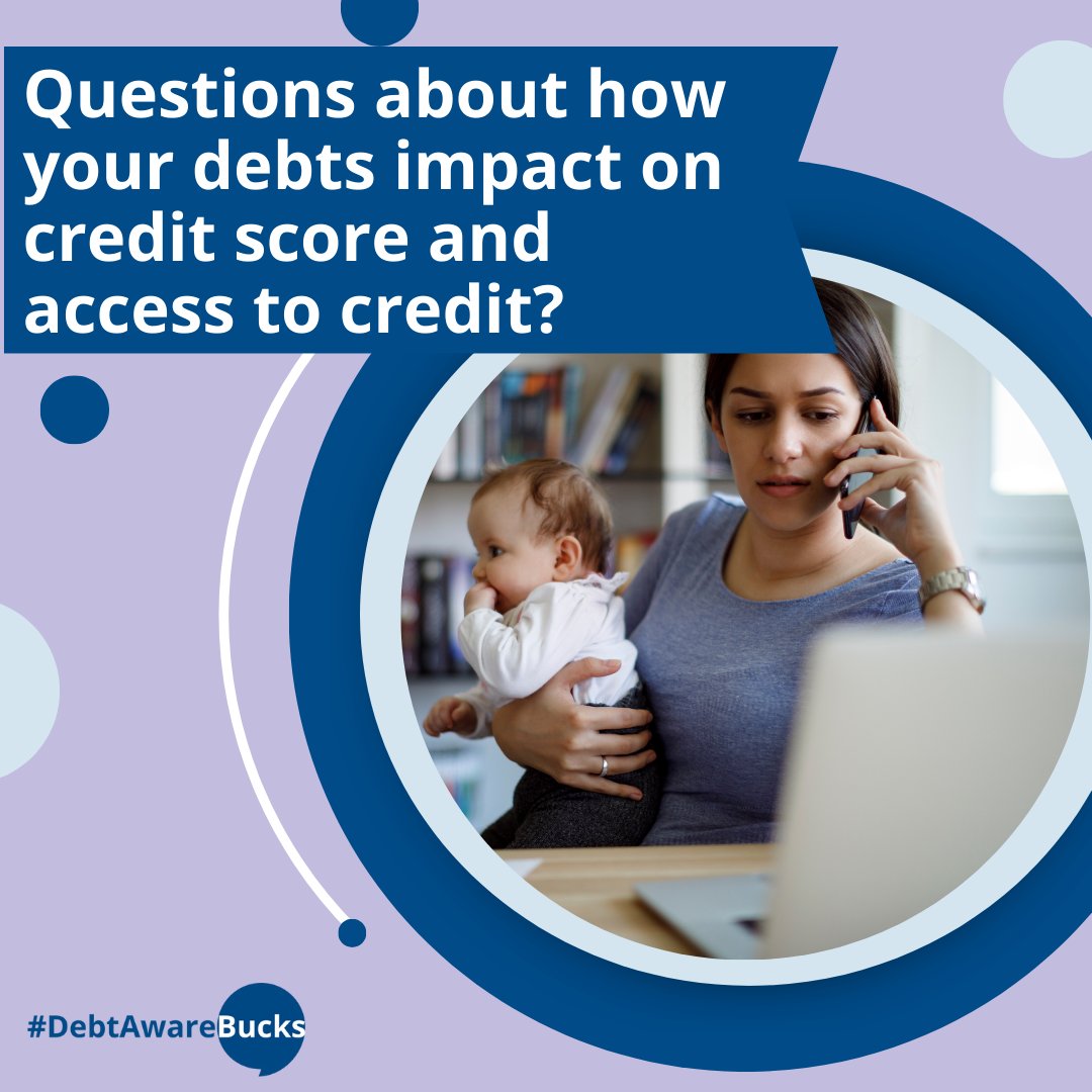 Early intervention with debt advice can prevent a bad impact on your credit score. If you are worried about your debts get in touch with us so we can help. All our advice is confidential and free.