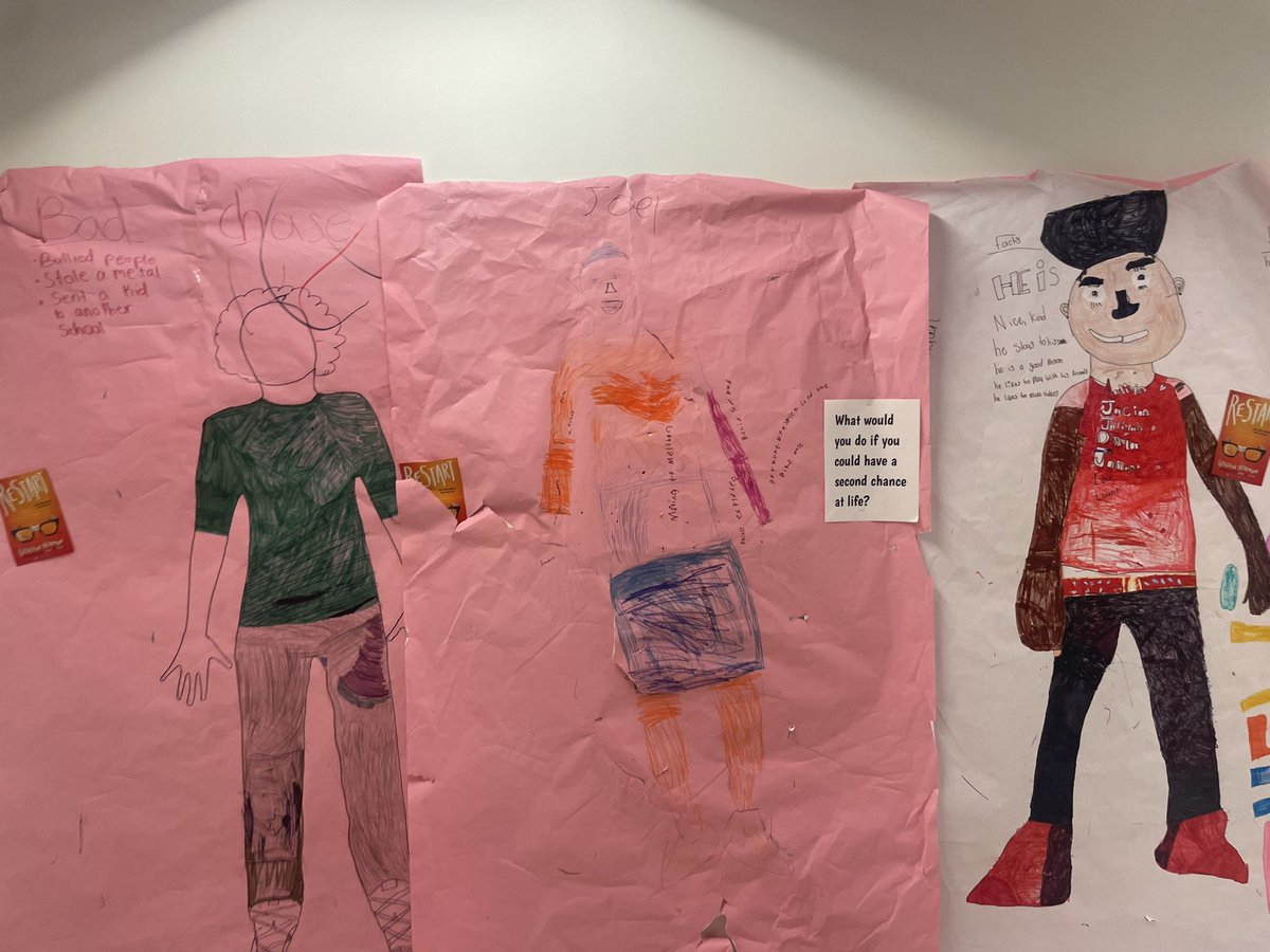 I love the characters Ms. Whittaker’s 5th grade class at @PPS_CPI created while analyzing good choices and bad choices the main character made in their novel study. #selliteracy #bridgetosuccessmp