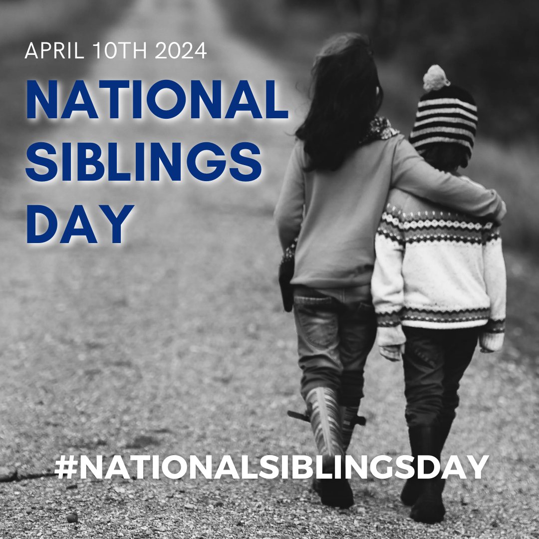 Celebrating the bonds that last a lifetime! Happy National Siblings Day! 👫❤️

#NationalSiblingsDay #SiblingsLove #FamilyFirst #SiblingBond