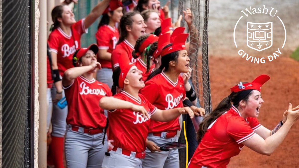 This Giving Day be a game-changer for WashU Athletics! 🐻 Join us as #OneWashU and support your favorite Bears team. Your gifts to the W Club impact every aspect of the student-athlete experience and fuel our passion for the game. bit.ly/washubears #WashUGivingDay