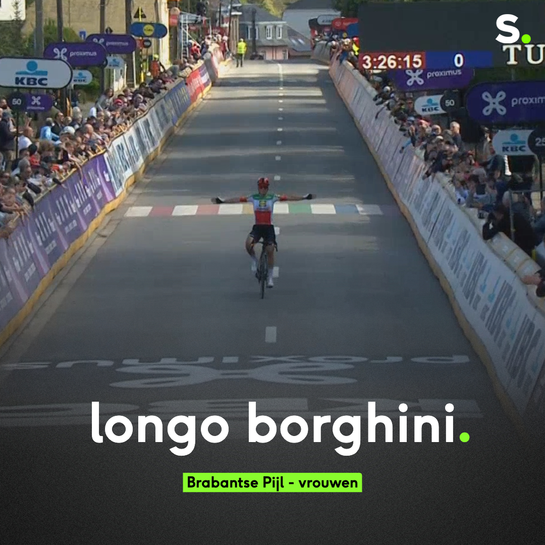 Na haar zege in de Ronde kraait Longo Borghini ook victorie in de Brabantse Pijl! #DBP Het verslag: sporza.be/nl/matches/wie…