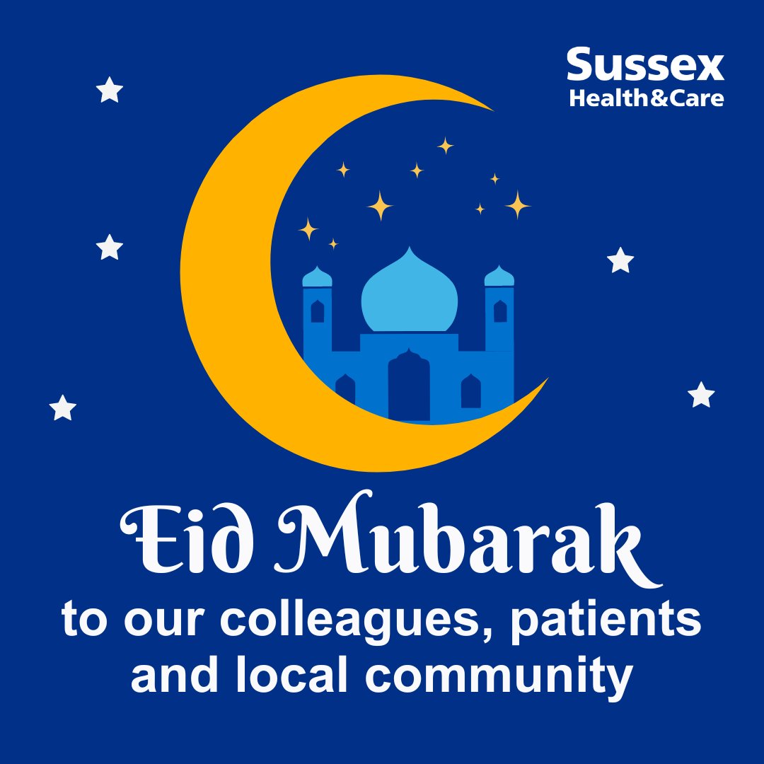 Eid Mubarak to our colleagues, patients and local community who are celebrating the end of Ramadan. We wish you all a joyful time celebrating with loved ones.