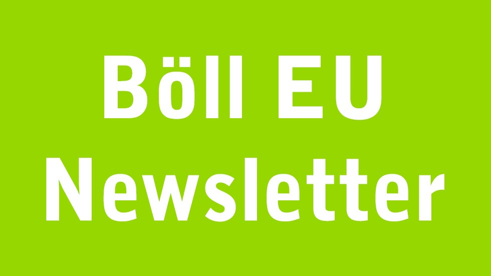 🟢 Our 3/2024 Böll EU Newsletter is out! 📩 Quo vadis, European Green Deal? Read the letter from our Director @RKefferputz and check out our latest articles, publications, podcasts and upcoming events 🌻🇪🇺 ➡ eu.boell.org/email-updates #EUGreenDeal #EP2024 #EUCO @BoellStiftung