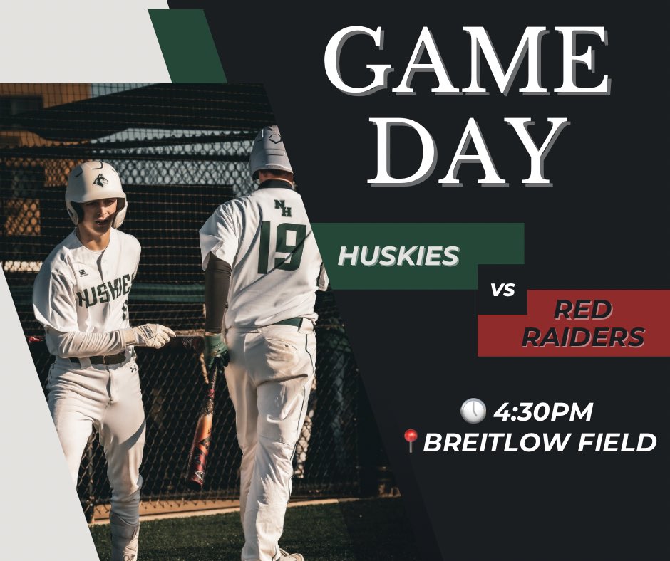 It’s Game Day⚾️🔥 Breitlow Field - 4:30pm against Tosa East Red Raiders.
