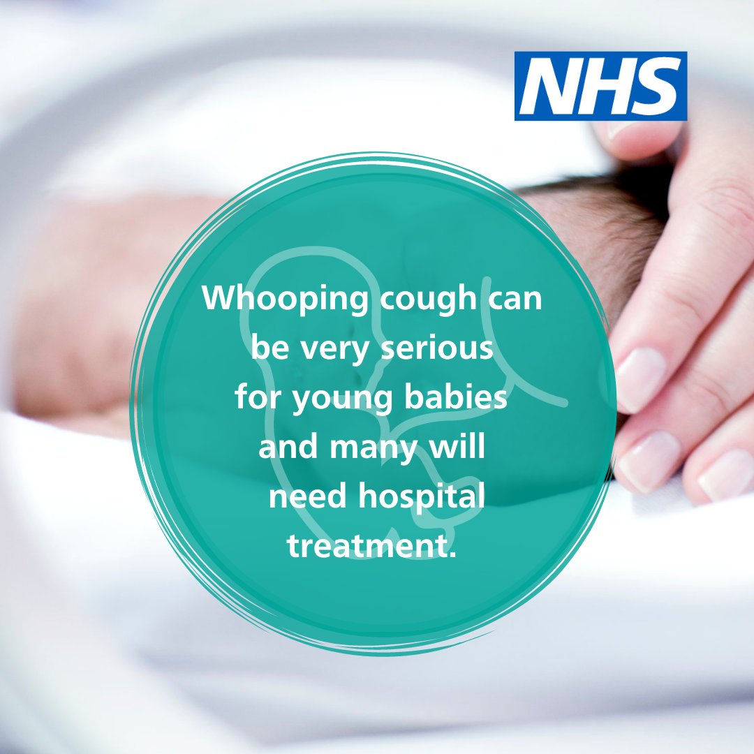 Cases of whooping cough are continuing to rise. If you are pregnant, it's important to get the whooping cough vaccine to protect your new-born baby, as they are at greatest risk. Find out more: nhs.uk/conditions/who…