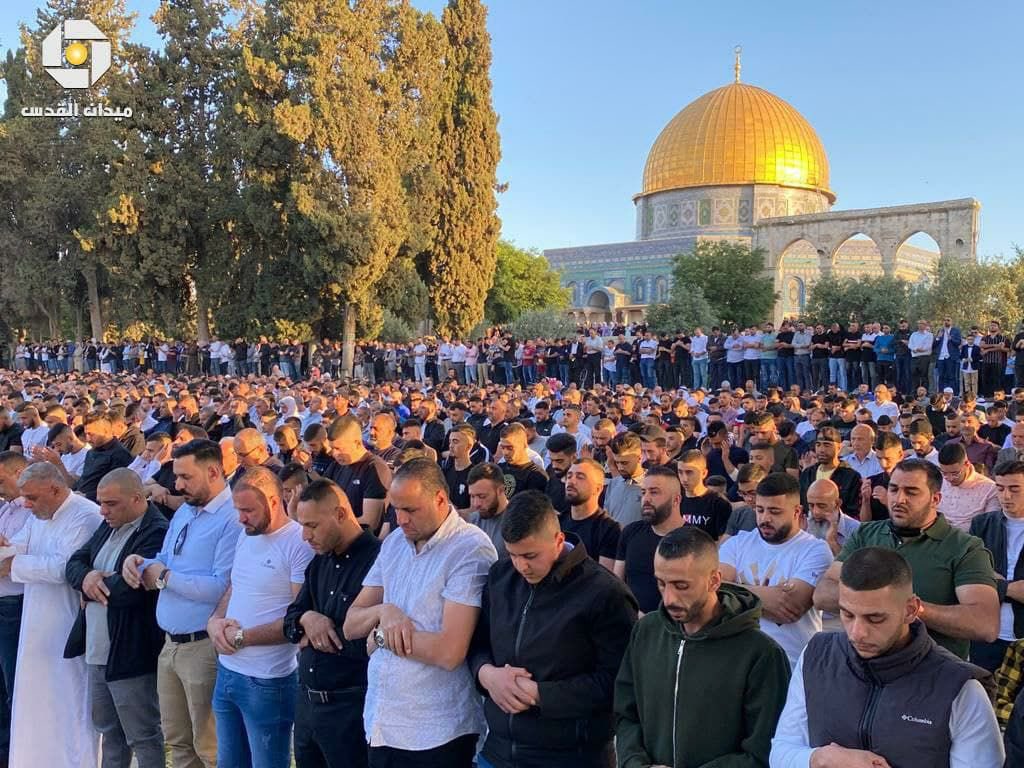 Eid prayers in Jerusalem - Palestine