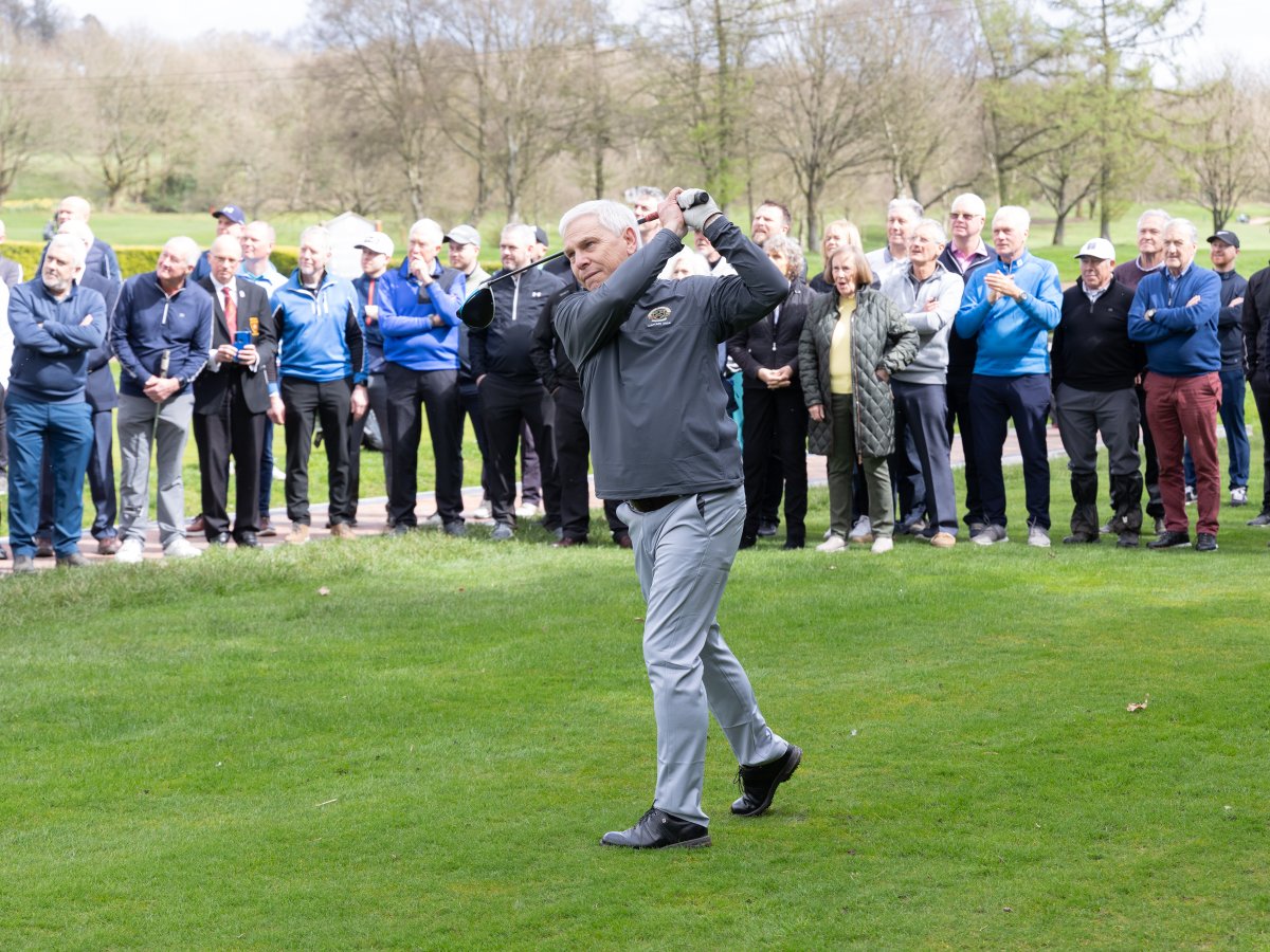 Despite the weather, we managed to host the traditional season opener - Captain's Drive-in last Saturday. Seen here is Captain for the new season, Mr Tim Cooper supported by members of the Club as he drives off.