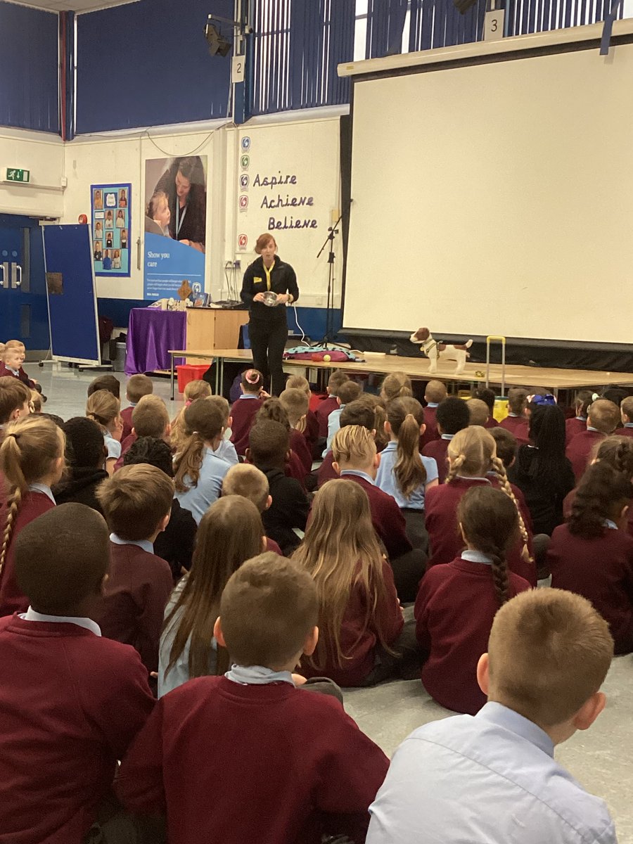 @year5and6church have had a visit from @DogsTrust today to tell us about the charity work they do and how to meet and greet dogs in a safe way! 🐶 @church_prim #dogstrust #charity