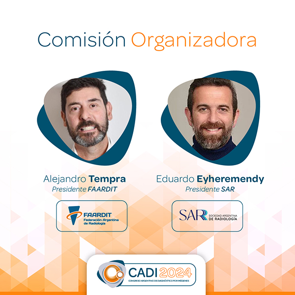 Comenzamos a presentarte al Comité Organizador del #CADI2024 👨‍⚕️ Dr. Eduardo Eyheremendy Presidente @SocArgRad 👨‍⚕️ Dr. Alejandro Tempra Presidente @FAARDIT Más info en 👉 cadi2024.com.ar