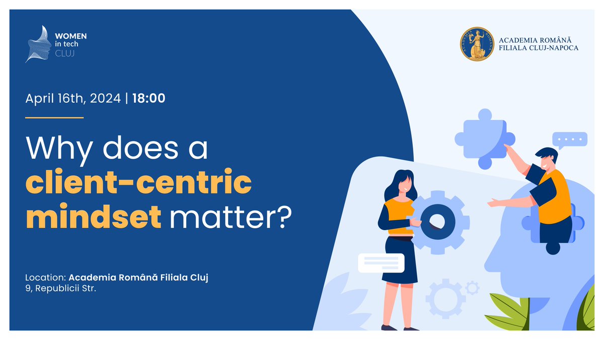 At our next meetup, we’ll talk about what it means to have a client-centric mindset 🤝. Together with Ildiko Sas, we’ll explore why this matters, whether it’s a mindset that anyone can have, and what it takes to become more client-centric. RSPV 👉 lnkd.in/d9QFzvGG