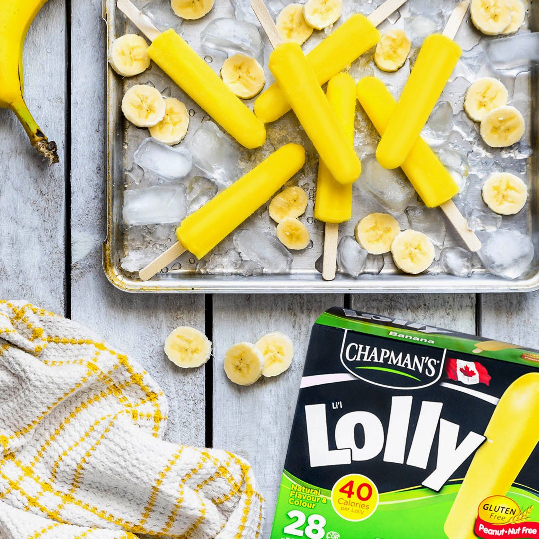 What’s your go-to Lolly flavour this spring!? How about a banana Lolly to brighten your day 🌞 These #allergyfriendly uplifting treats are made with real fruit juices! Talk about a jolly Lolly! 😋 View product 👉 chapmans.ca/product/banana… #springishere #delight #banana #fruity