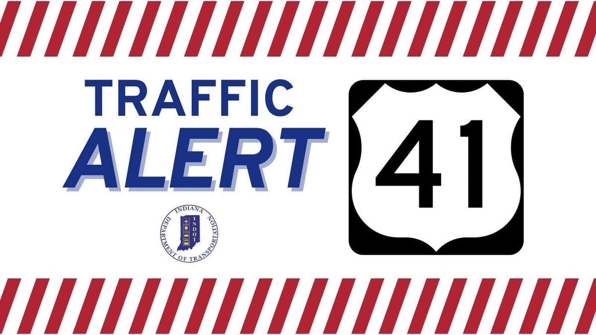 ❗️❗️❗️TRAFFIC ALERT: The southbound lane of U.S. 41 at S.R. 352 in Benton County is closed due to downed power lines. Please do not approach any downed lines if you see them in the road.