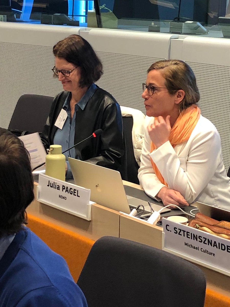 🗨️ NEMO Secretary General @JuliaPagel2 attended the 11th meeting of the EC's Cultural Heritage Expert Group from 9-10 April in Brussels where she presented recommendations and outcomes of our recent conference on #museums and #AI. 👀Find a summary 👉 ne-mo.org/advocacy/our-a…