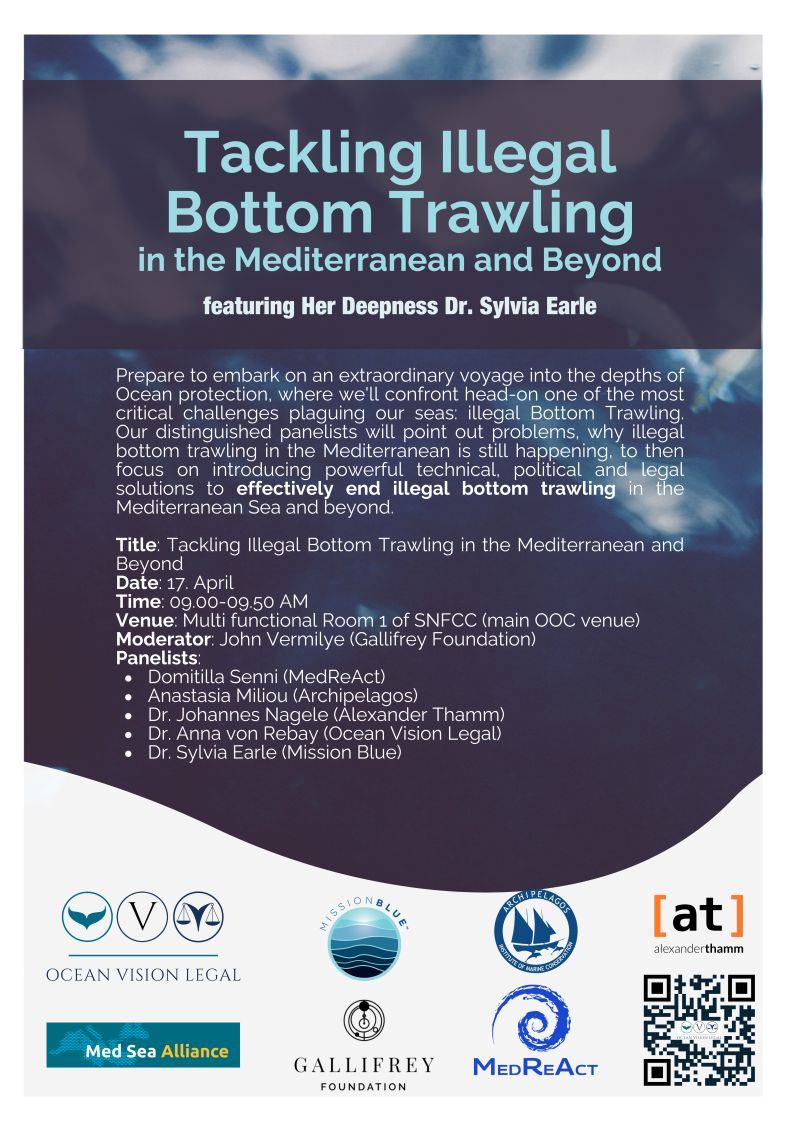 Join us at OOC2024 to discover the extent of illegal trawling in Mediterranean protected areas and explore the latest solutions to fight destructive practice. #ouroceanconference #IUUfishing