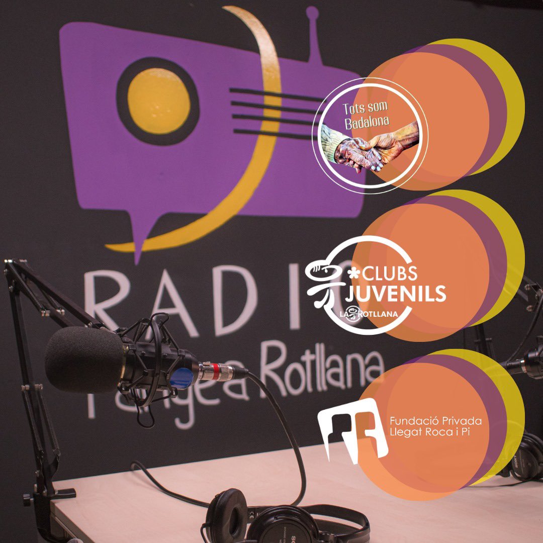 Ja tenim a tocar el primer programa del grup d'APS 'Tots som BDN, totes som grans', amb @rocaipifundacio . Abans de Setmana Santa, vam gravar el primer pòdcast i ben aviat el tindreu disponible a Ràdio Pangea Rotllana, segui-nos!! #RadioPangeaRotllana #radiocomunitaria