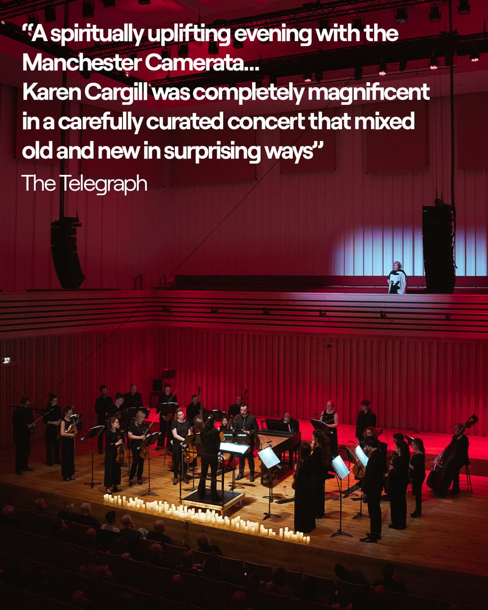 ❤️‍🔥 Wow, we're still buzzing from our Hearing Voices concert at @StollerHall on Friday. 💘 A huge thank you to Karen Cargill, @menezessimone, our Artistic Partner @KantosChoir and everyone who came. 🔜 Next up: Disruptors at @Alberthallmcr: manchestercamerata.co.uk/performances/d…